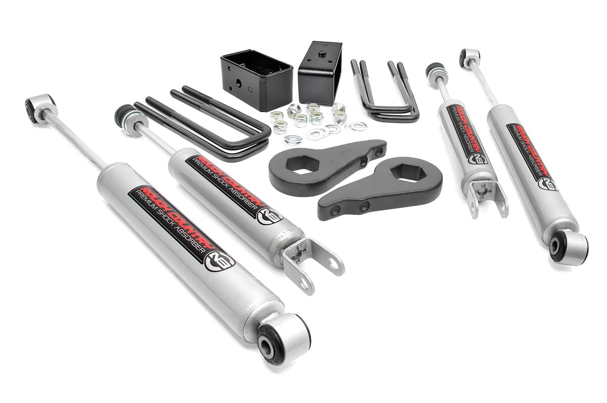 GMC Sierra 1500 Classic Suspension Lift Kit - Front + Rear - Rough Country - 1.5